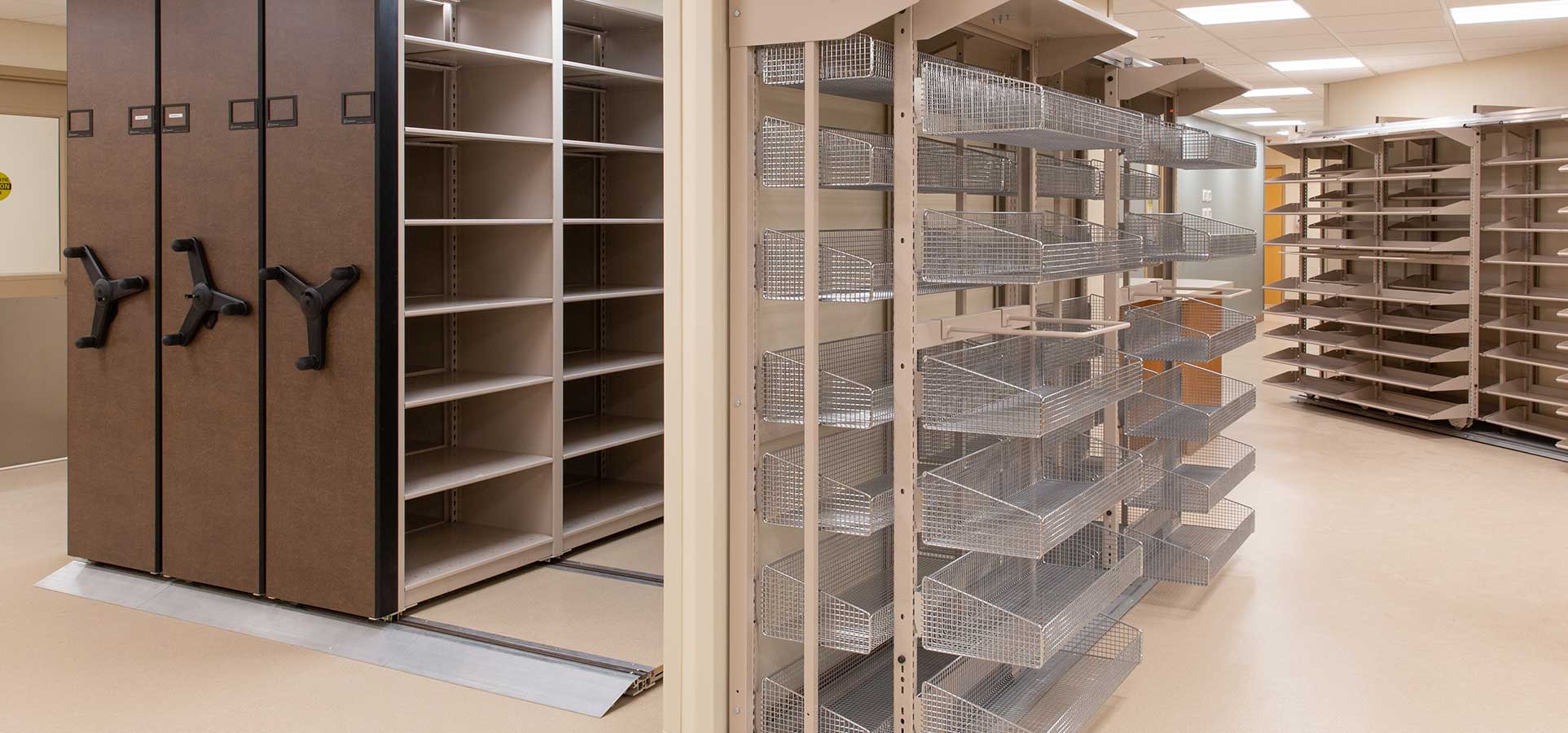 pharmacy shelving solutions
